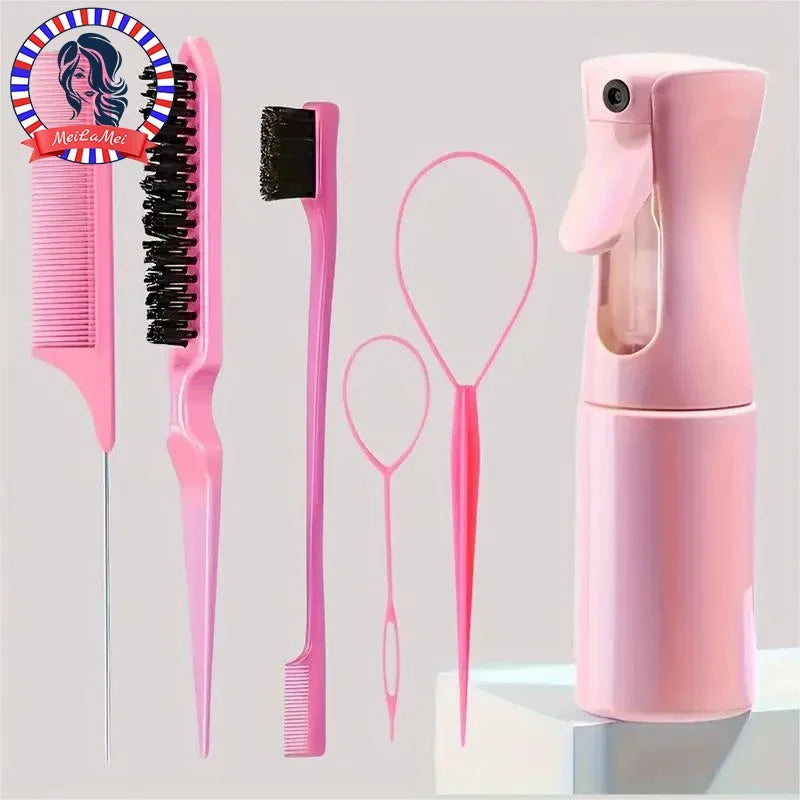 VELOURA 6-Piece Hair Styling &amp; Braiding Tool Kit