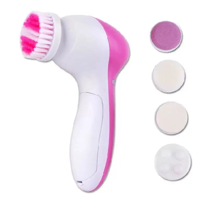 VELOURA 5-in-1 Electric Facial Cleansing Brush