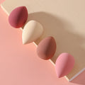 VELOURA 4-Piece Makeup Powder Puff Set