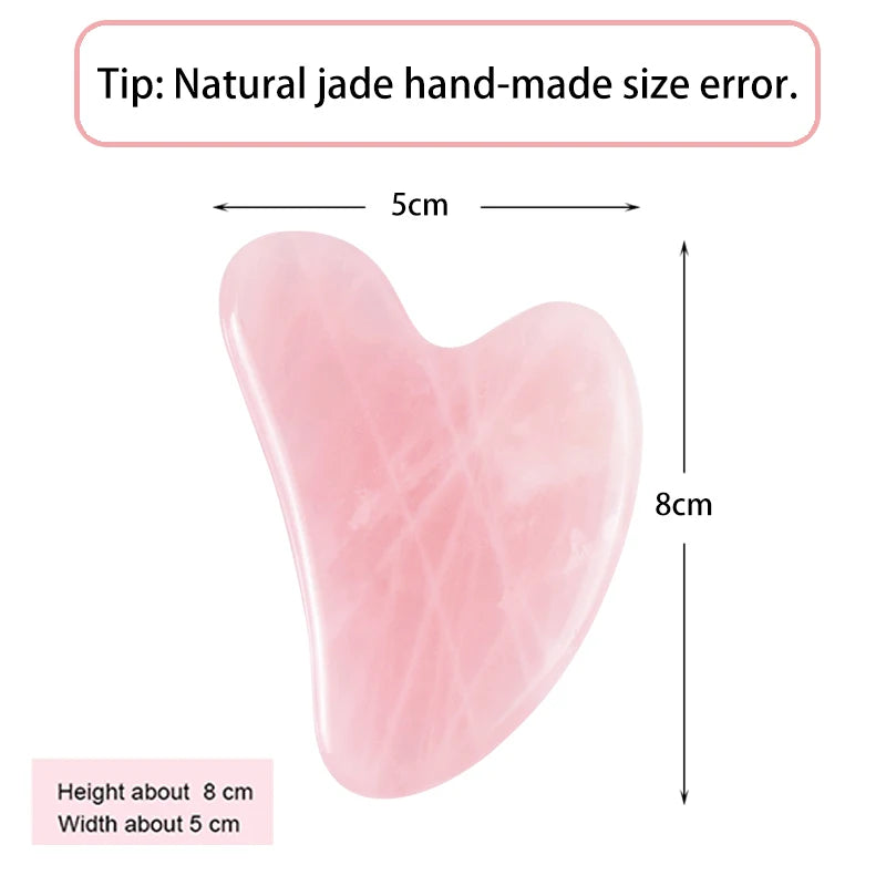 VELOURA Natural Stone Gua Sha Facial Massage Tool