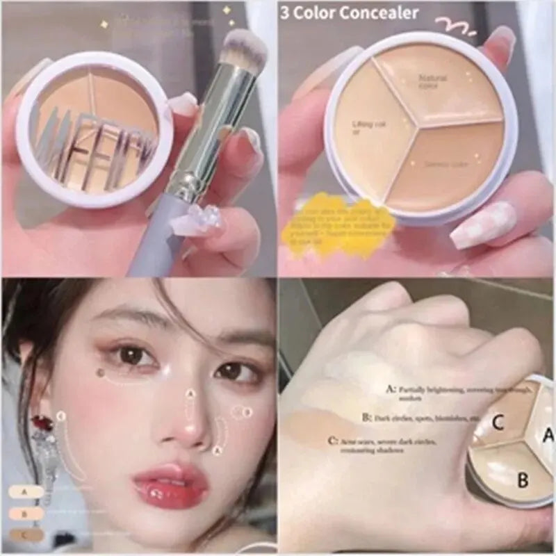 3-Color Concealer Palette