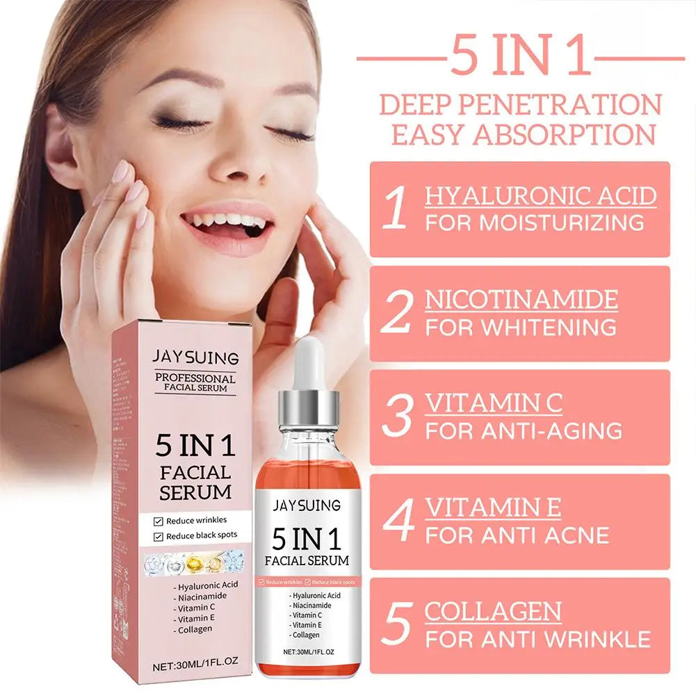VELOURA 5-in-1 Firming Face Serum – 30ml