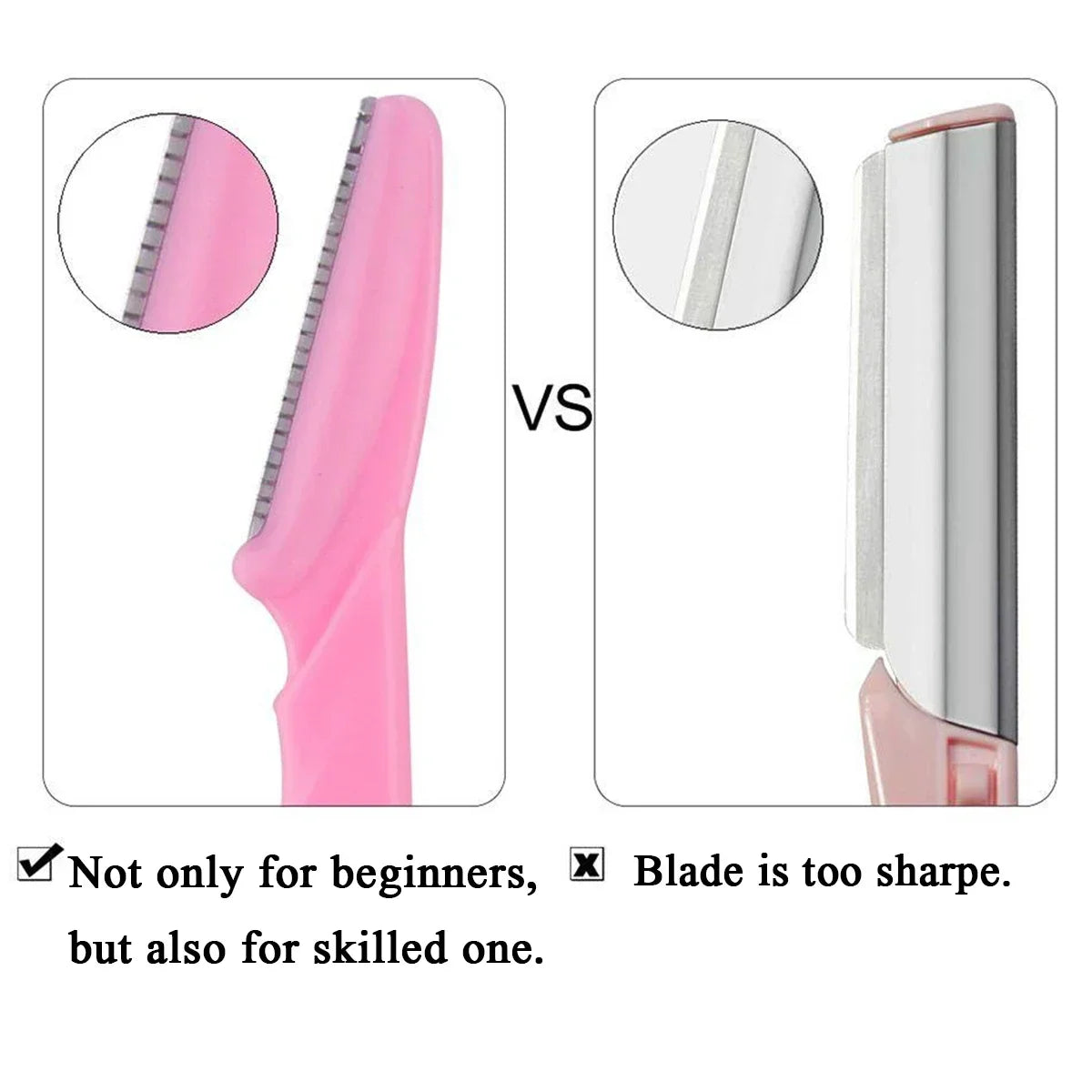 VELOURA Eyebrow &amp; Facial Dermaplaning Razors Set