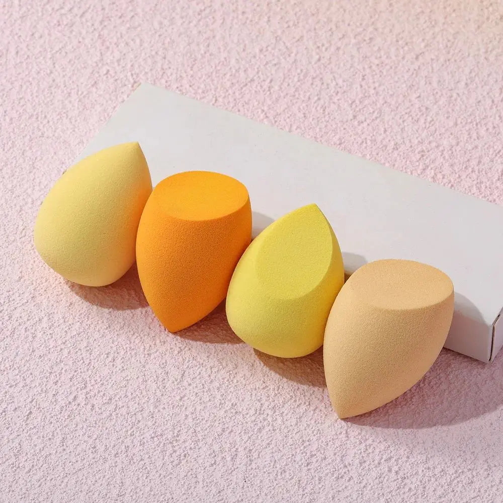 VELOURA 4-Piece Makeup Powder Puff Set