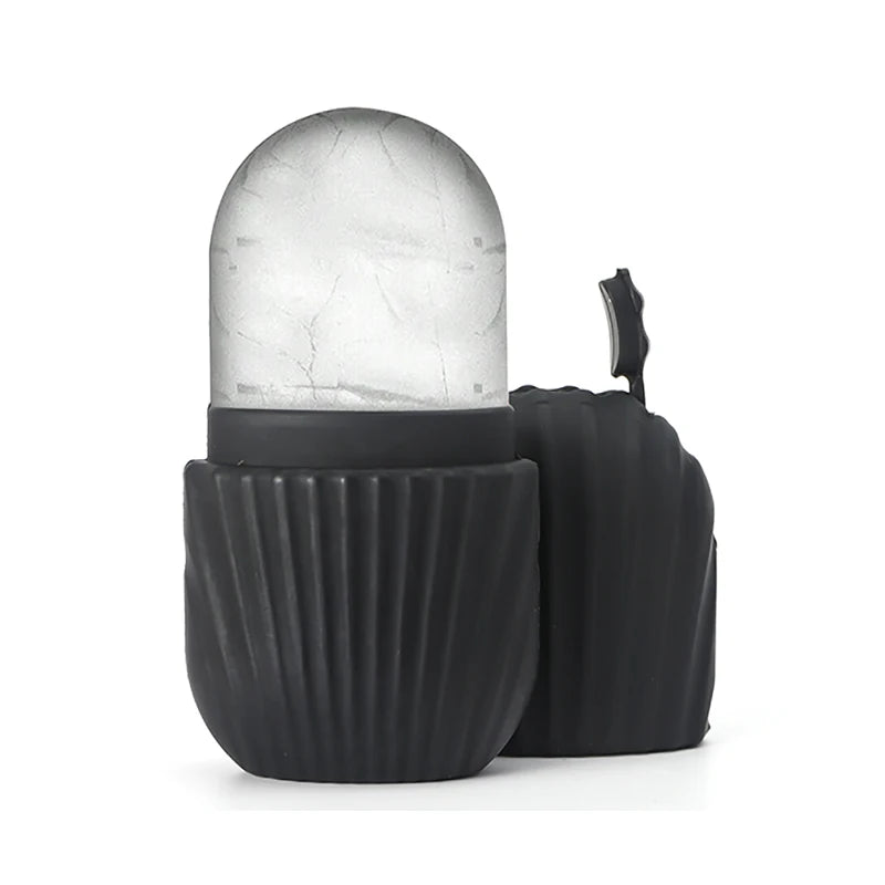 ELOURA Ice Face Roller &amp; Gua Sha Facial Massage Set