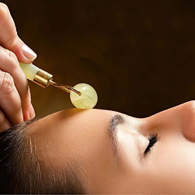 VELOURA Jade Roller &amp; Gua Sha Massage Set